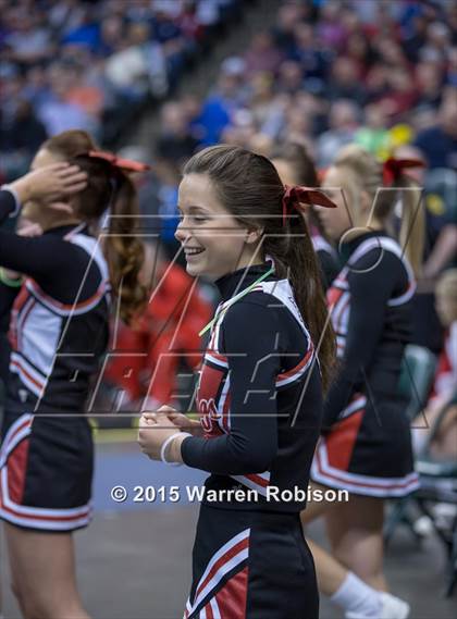 Thumbnail 3 in Marquette Catholic vs. Barr-Reeve (IHSAA 1A Final) photogallery.
