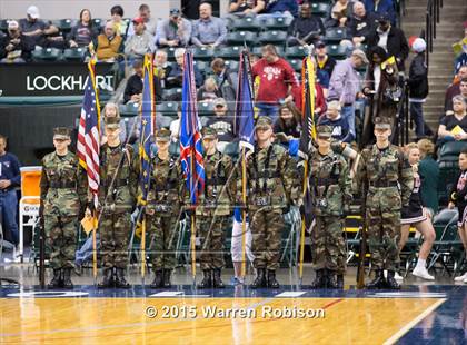 Thumbnail 1 in Marquette Catholic vs. Barr-Reeve (IHSAA 1A Final) photogallery.