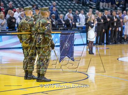 Thumbnail 2 in Marquette Catholic vs. Barr-Reeve (IHSAA 1A Final) photogallery.