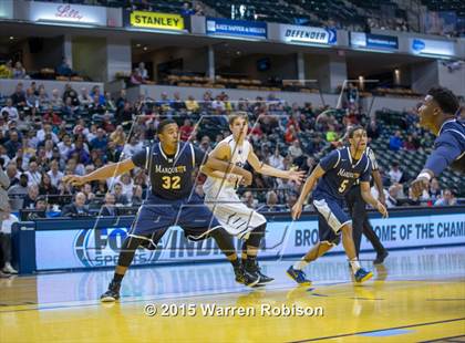 Thumbnail 1 in Marquette Catholic vs. Barr-Reeve (IHSAA 1A Final) photogallery.