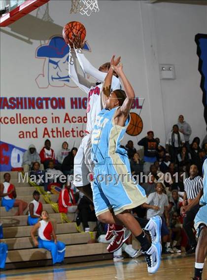Thumbnail 1 in Washington Prep vs. Locke (CIF LACS Playoffs) photogallery.