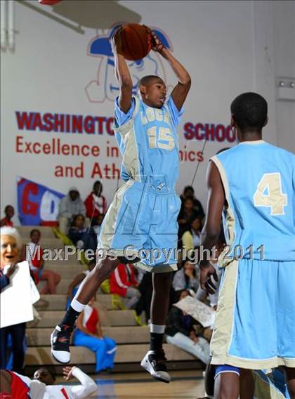 Thumbnail 2 in Washington Prep vs. Locke (CIF LACS Playoffs) photogallery.