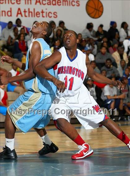 Thumbnail 1 in Washington Prep vs. Locke (CIF LACS Playoffs) photogallery.