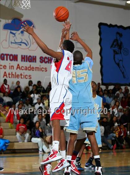 Thumbnail 3 in Washington Prep vs. Locke (CIF LACS Playoffs) photogallery.