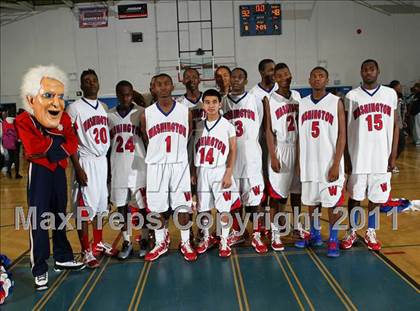 Thumbnail 3 in Washington Prep vs. Locke (CIF LACS Playoffs) photogallery.