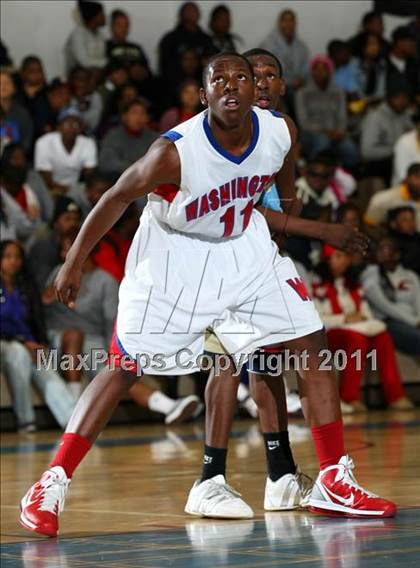 Thumbnail 3 in Washington Prep vs. Locke (CIF LACS Playoffs) photogallery.