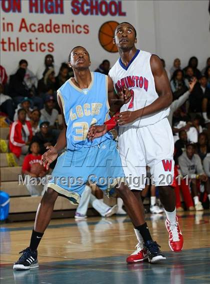 Thumbnail 3 in Washington Prep vs. Locke (CIF LACS Playoffs) photogallery.