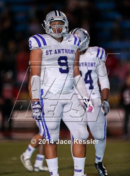 Thumbnail 1 in St. Anthony vs. Grace Brethren (CIF SS Semifinal) photogallery.