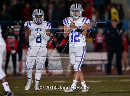 Thumbnail 2 in St. Anthony vs. Grace Brethren (CIF SS Semifinal) photogallery.