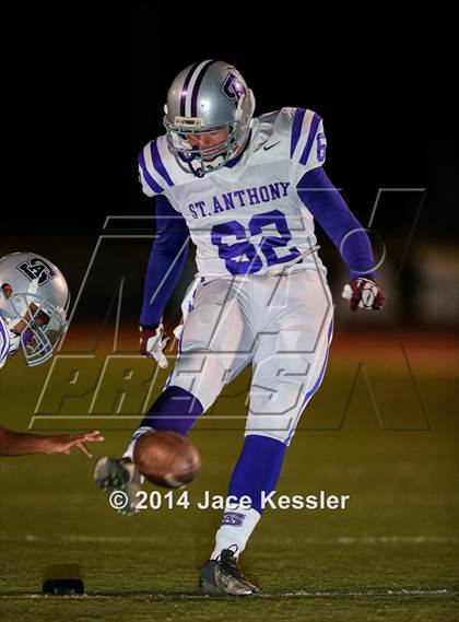 Thumbnail 1 in St. Anthony vs. Grace Brethren (CIF SS Semifinal) photogallery.