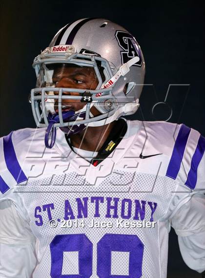 Thumbnail 1 in St. Anthony vs. Grace Brethren (CIF SS Semifinal) photogallery.