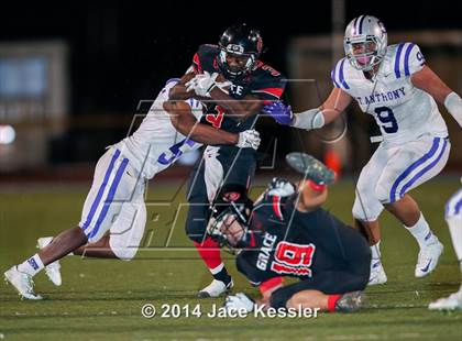 Thumbnail 2 in St. Anthony vs. Grace Brethren (CIF SS Semifinal) photogallery.