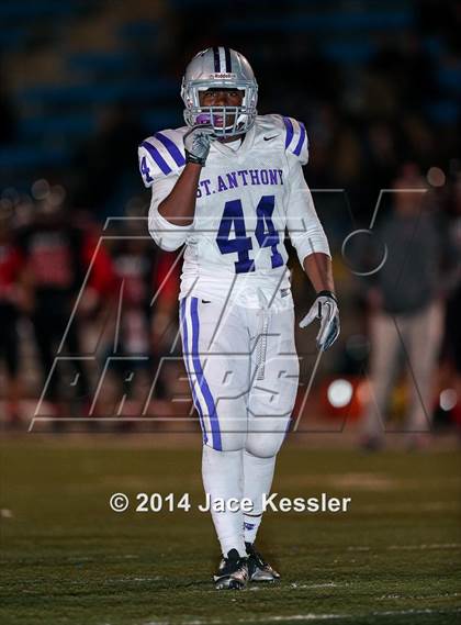 Thumbnail 1 in St. Anthony vs. Grace Brethren (CIF SS Semifinal) photogallery.