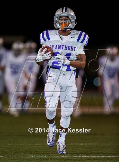 Thumbnail 1 in St. Anthony vs. Grace Brethren (CIF SS Semifinal) photogallery.