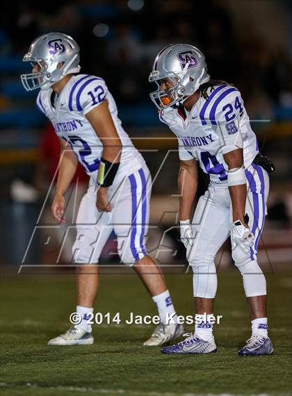 Thumbnail 2 in St. Anthony vs. Grace Brethren (CIF SS Semifinal) photogallery.