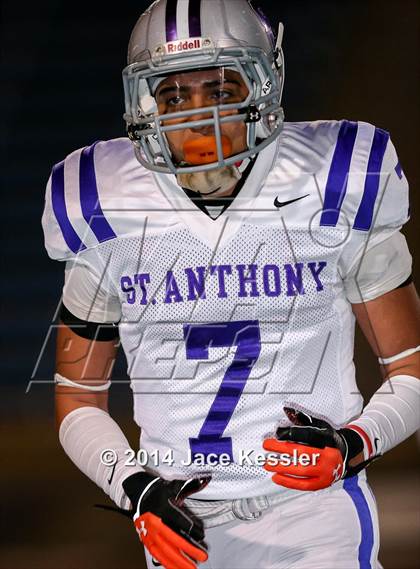 Thumbnail 2 in St. Anthony vs. Grace Brethren (CIF SS Semifinal) photogallery.