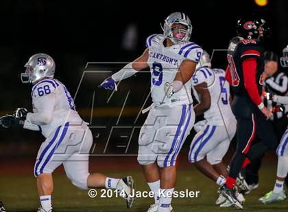 Thumbnail 2 in St. Anthony vs. Grace Brethren (CIF SS Semifinal) photogallery.