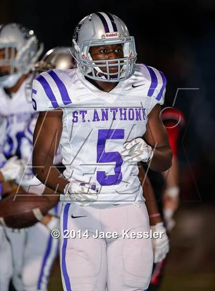 Thumbnail 1 in St. Anthony vs. Grace Brethren (CIF SS Semifinal) photogallery.