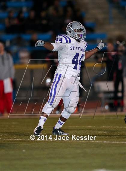 Thumbnail 3 in St. Anthony vs. Grace Brethren (CIF SS Semifinal) photogallery.