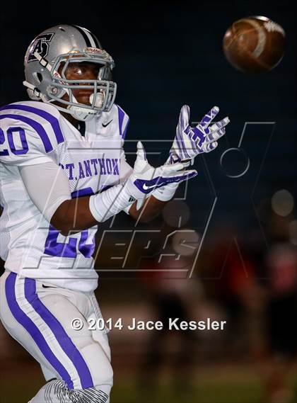 Thumbnail 1 in St. Anthony vs. Grace Brethren (CIF SS Semifinal) photogallery.