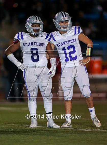 Thumbnail 3 in St. Anthony vs. Grace Brethren (CIF SS Semifinal) photogallery.