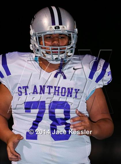 Thumbnail 2 in St. Anthony vs. Grace Brethren (CIF SS Semifinal) photogallery.
