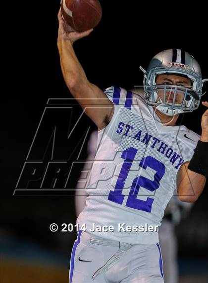 Thumbnail 1 in St. Anthony vs. Grace Brethren (CIF SS Semifinal) photogallery.