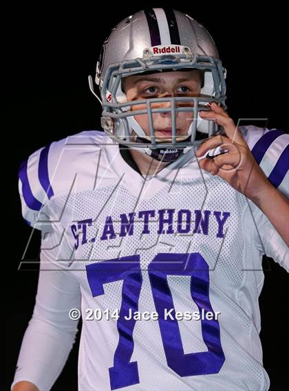 Thumbnail 1 in St. Anthony vs. Grace Brethren (CIF SS Semifinal) photogallery.
