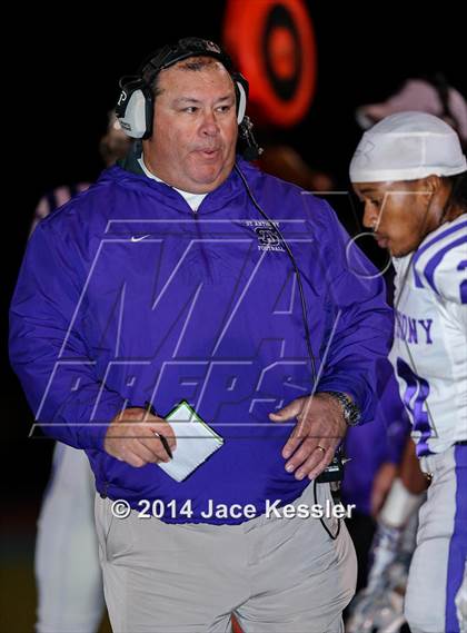 Thumbnail 3 in St. Anthony vs. Grace Brethren (CIF SS Semifinal) photogallery.