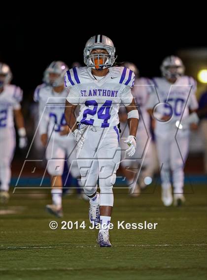 Thumbnail 3 in St. Anthony vs. Grace Brethren (CIF SS Semifinal) photogallery.