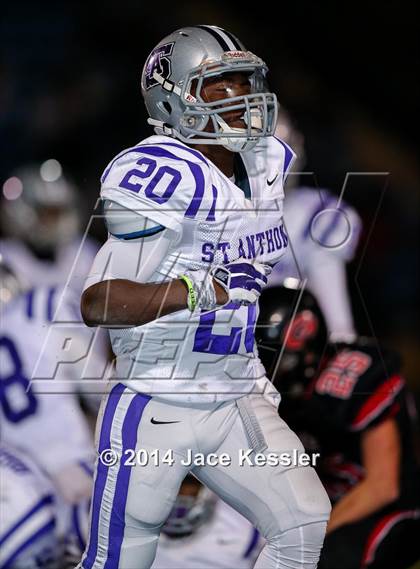 Thumbnail 1 in St. Anthony vs. Grace Brethren (CIF SS Semifinal) photogallery.