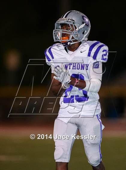 Thumbnail 3 in St. Anthony vs. Grace Brethren (CIF SS Semifinal) photogallery.