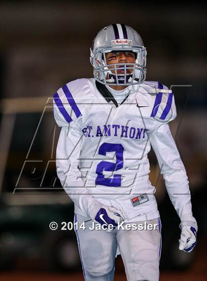 Thumbnail 2 in St. Anthony vs. Grace Brethren (CIF SS Semifinal) photogallery.