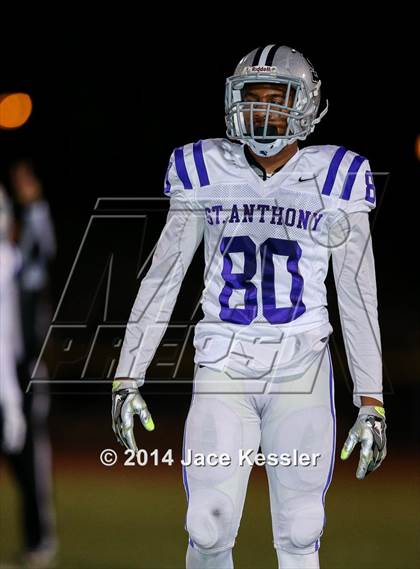 Thumbnail 2 in St. Anthony vs. Grace Brethren (CIF SS Semifinal) photogallery.