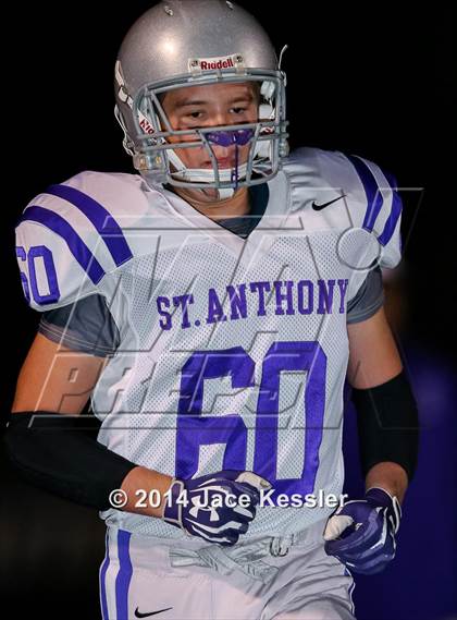 Thumbnail 3 in St. Anthony vs. Grace Brethren (CIF SS Semifinal) photogallery.