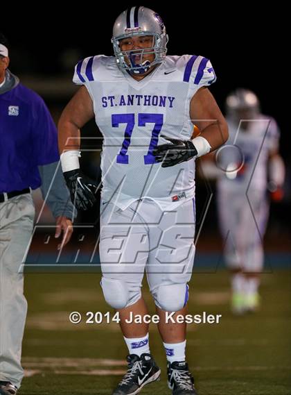Thumbnail 2 in St. Anthony vs. Grace Brethren (CIF SS Semifinal) photogallery.