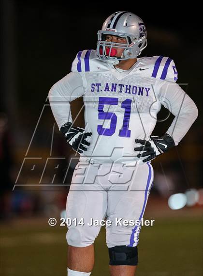 Thumbnail 1 in St. Anthony vs. Grace Brethren (CIF SS Semifinal) photogallery.