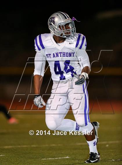 Thumbnail 3 in St. Anthony vs. Grace Brethren (CIF SS Semifinal) photogallery.