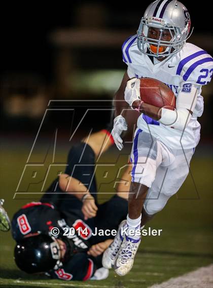 Thumbnail 2 in St. Anthony vs. Grace Brethren (CIF SS Semifinal) photogallery.