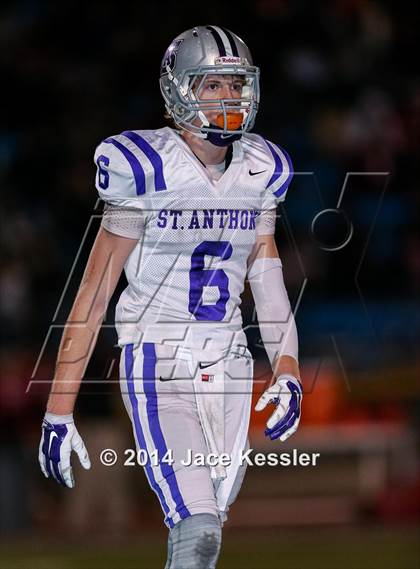 Thumbnail 1 in St. Anthony vs. Grace Brethren (CIF SS Semifinal) photogallery.