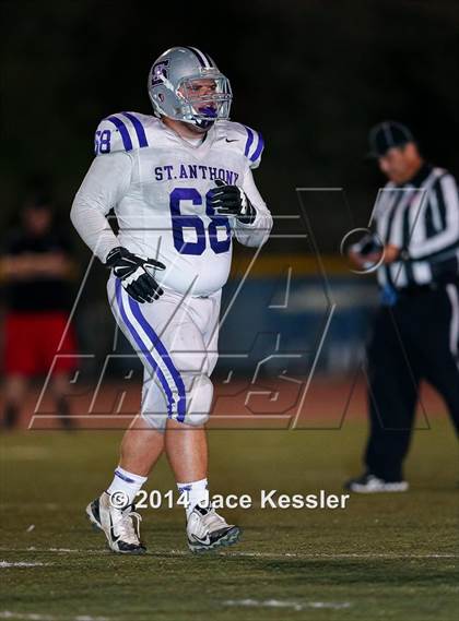 Thumbnail 3 in St. Anthony vs. Grace Brethren (CIF SS Semifinal) photogallery.