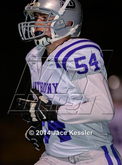 Thumbnail 3 in St. Anthony vs. Grace Brethren (CIF SS Semifinal) photogallery.