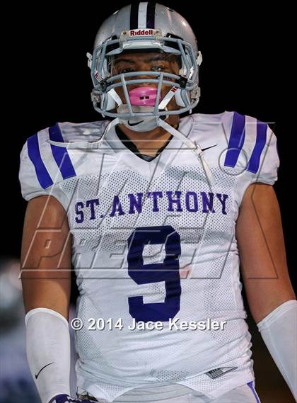 Thumbnail 3 in St. Anthony vs. Grace Brethren (CIF SS Semifinal) photogallery.