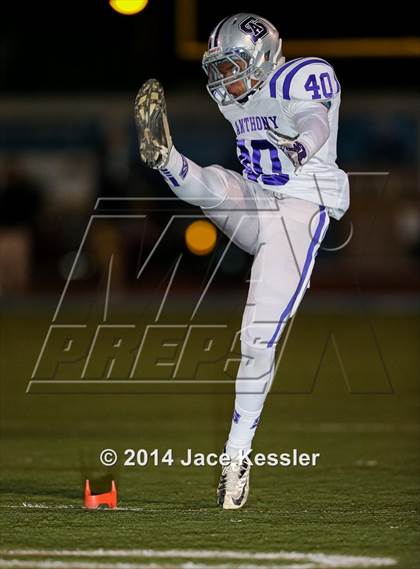 Thumbnail 1 in St. Anthony vs. Grace Brethren (CIF SS Semifinal) photogallery.