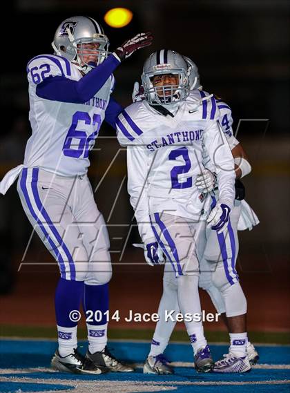 Thumbnail 1 in St. Anthony vs. Grace Brethren (CIF SS Semifinal) photogallery.