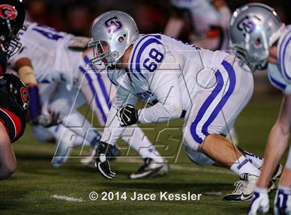 Thumbnail 2 in St. Anthony vs. Grace Brethren (CIF SS Semifinal) photogallery.