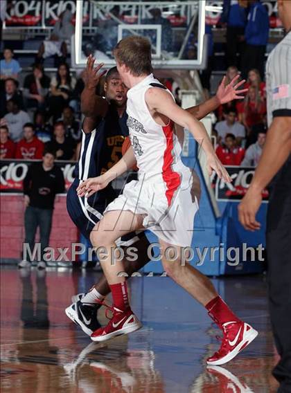 Thumbnail 3 in Marcus vs. Upper Room Christian Academy (Thanksgiving Hoopfest) photogallery.