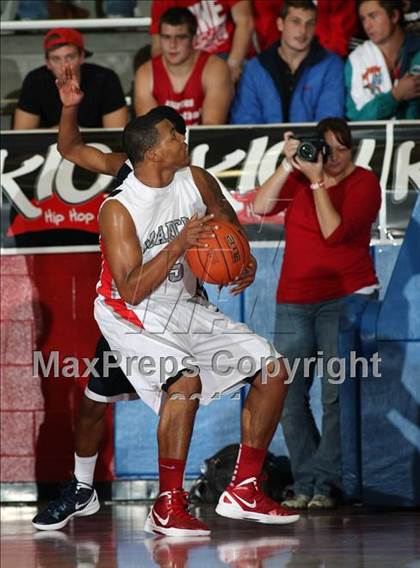 Thumbnail 1 in Marcus vs. Upper Room Christian Academy (Thanksgiving Hoopfest) photogallery.
