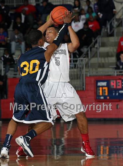 Thumbnail 2 in Marcus vs. Upper Room Christian Academy (Thanksgiving Hoopfest) photogallery.