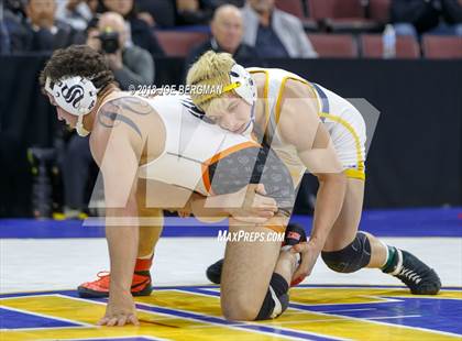 Thumbnail 1 in CIF State Boys Wrestling Championships (3rd Place Matches) photogallery.